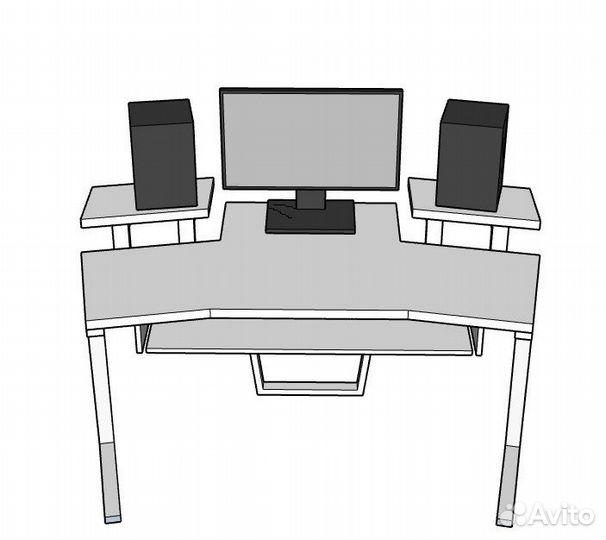 Стол звукорежиссера для студии