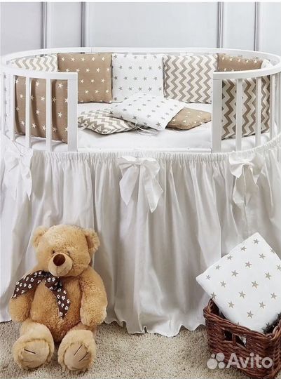 Бортики в детскую кроватку новые