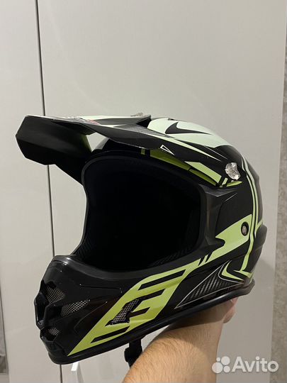 Кроссовый шлем с очками, размер XL