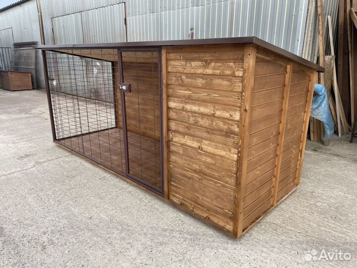 Будка-вольер для собаки