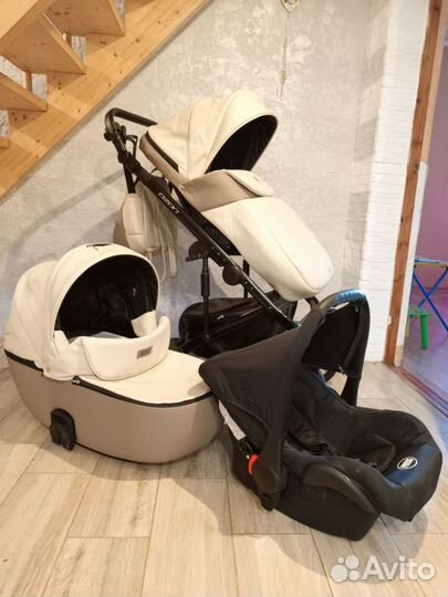 Коляска 3 в 1 Riko Ozon