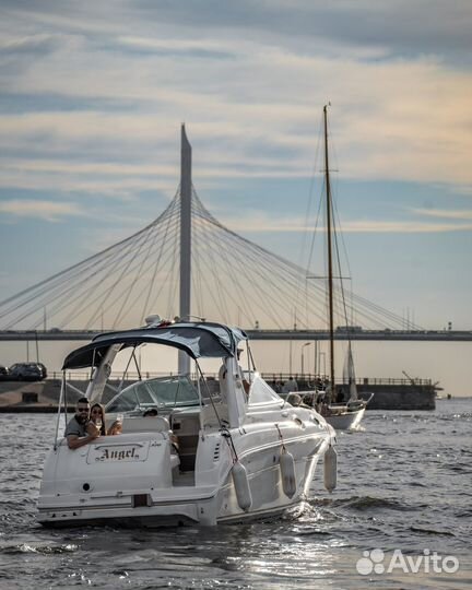 Моторная круизная яхта с каютами и WC