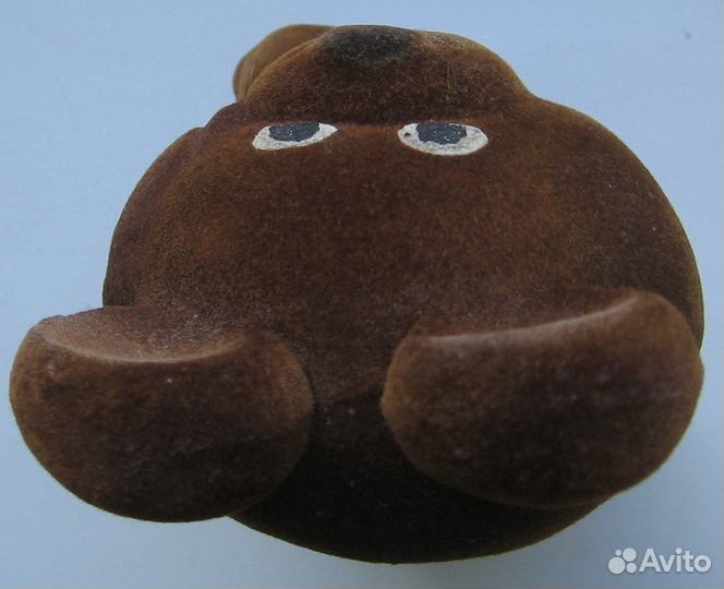 Олимпийский Мишка Медведь. Поролон флок. СССР