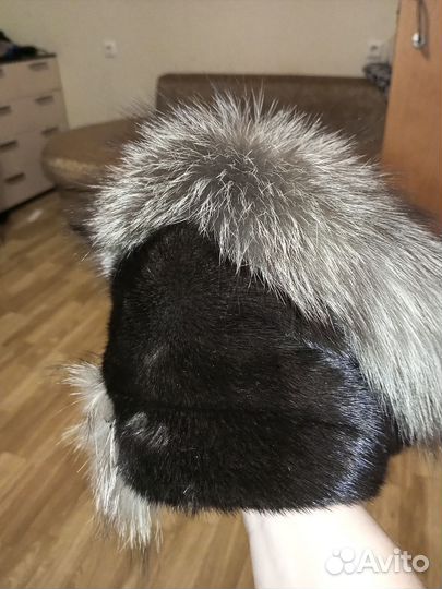 Шапка норковая 56- 58 размер женская