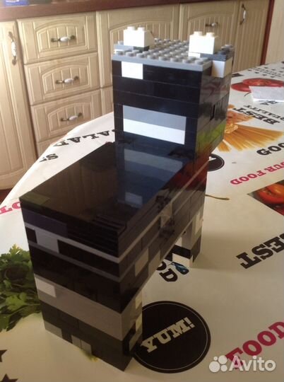 Корова из Майнкрафта из конструктора Lego