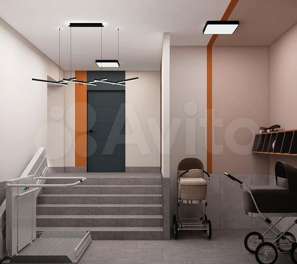 2-к. квартира, 57,2 м², 9/9 эт.