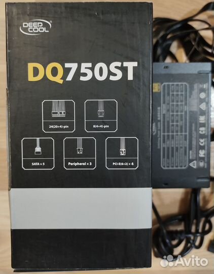 Блок питания deepcool 750w 80 plus Gold