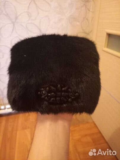 Шапка норковая женская