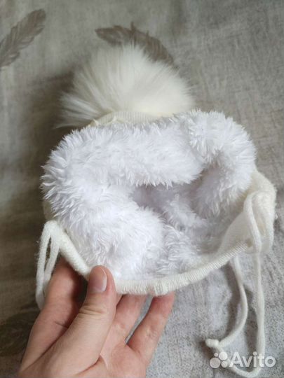 Шапка зимняя детская 44 46 (6-12 мес.)