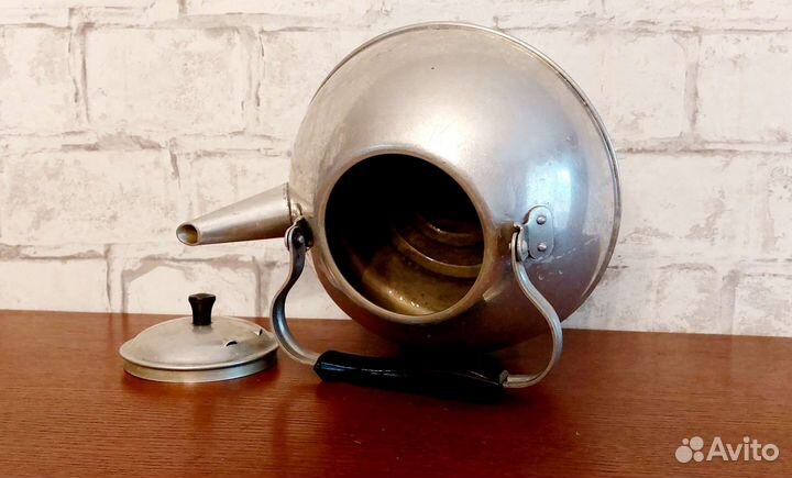 Чайник алюминиевый 2,5л, клеймо, СССР 1970ые