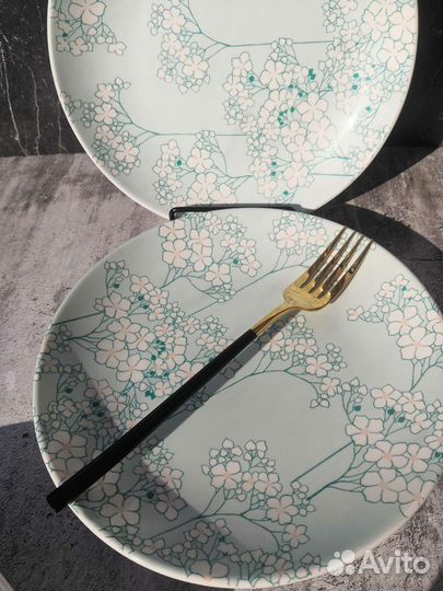 Набор керамических тарелок Жасмин