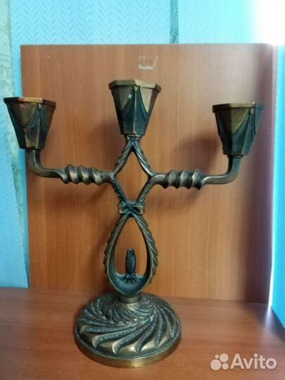 Подсвечник бронза СССР, Энергомаш