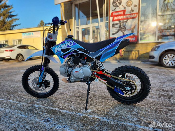 Kayo mini yx125em 14/12 (мех. сцепл, эл. стартер)