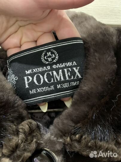 Шуба мутоновая с капюшоном