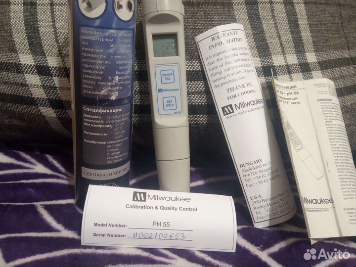 PH метр PH55 Milwaukee