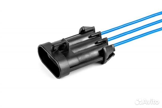 Разъем 12124686 3-х конт. мотора вентилятора hella