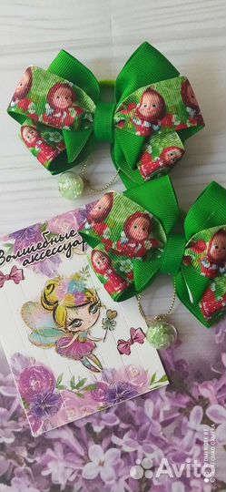 Бантики для девочек ручной работы