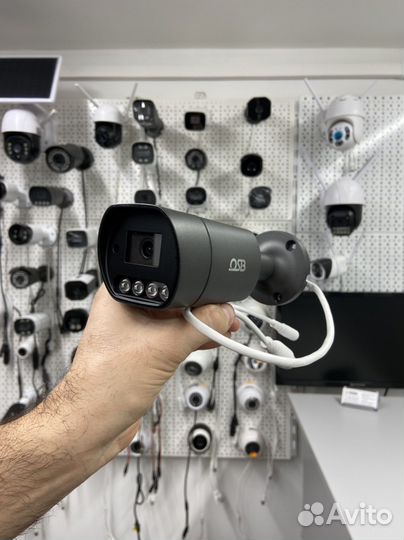 Камера видеонаблюдения уличная черная