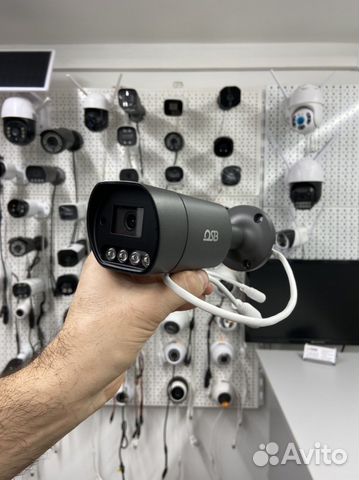 Камера видеонаблюдения уличная черная