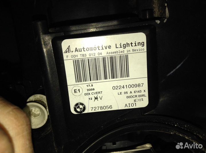 Фара правая, BMW X5 2007