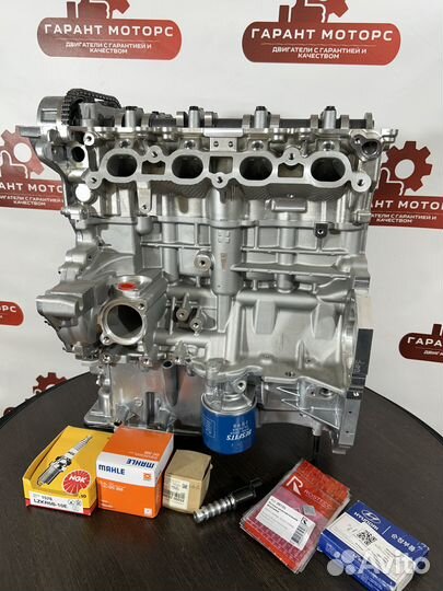 Двигатель на Hyundai solaris 1 kia Rio 3 G4FC 1.6