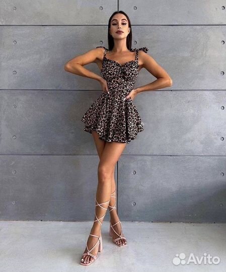 Платье мини женское