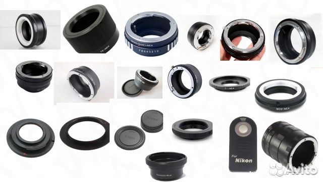 New чипом программируемый адаптер M42 линзой и без