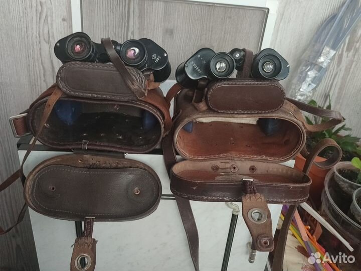 Бинокли военные С С С Р Б 6/30, и Б 830 со шкалой
