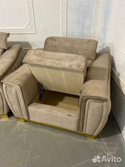 Диван и 2 кресла