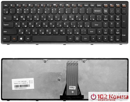 Клавиатура для ноутбука Lenovo G500S, S510, Z510 ч