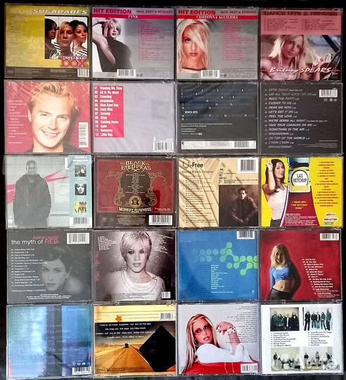 Cd диски (Зарубежные POP исполнители 2000-х) 20шт