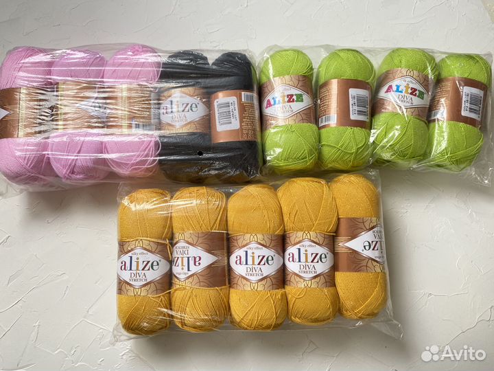 Пряжа Alize Diva Stretch