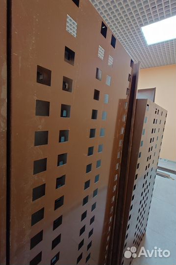 Металлические 3D модули для потолочных и стеновых