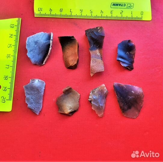 Орудия труда набор из одного места стоянки мезолит