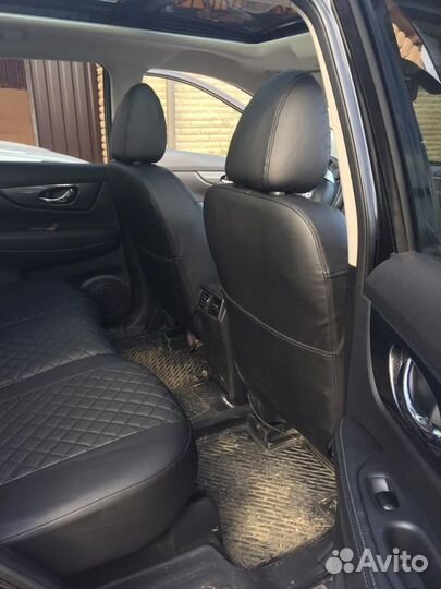 Чехлы Nissan Qashqai Экокожа ромб Автопилот