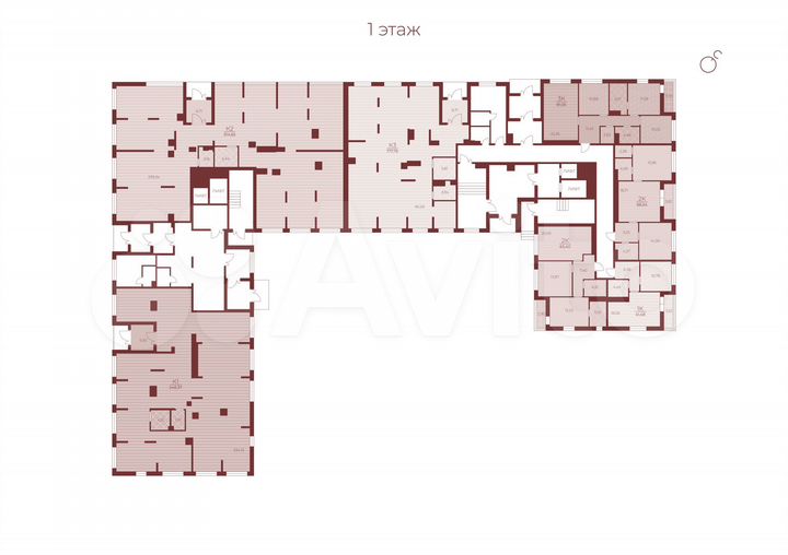 2-к. квартира, 66,5 м², 1/14 эт.