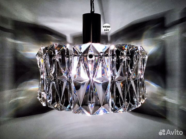Светильник подвесной хрустальный редкий СССР