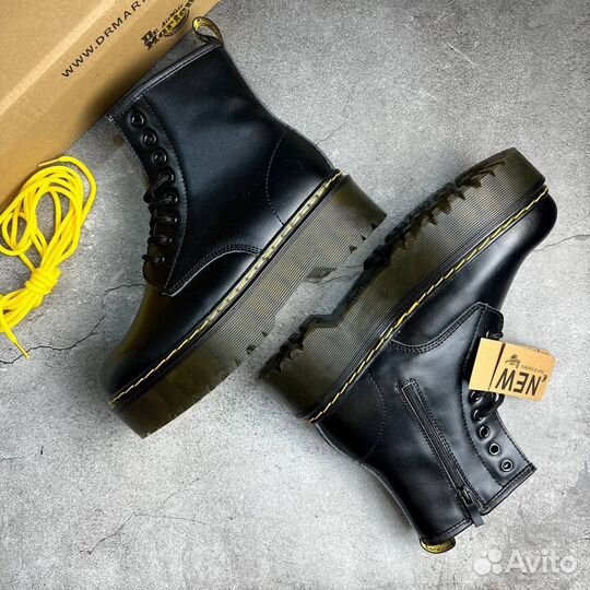 Dr. Martens Jadon Smooth Leather Platform Boots