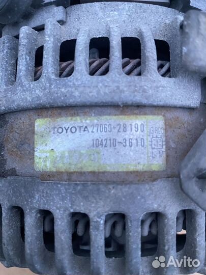 Генератор 2az-fe