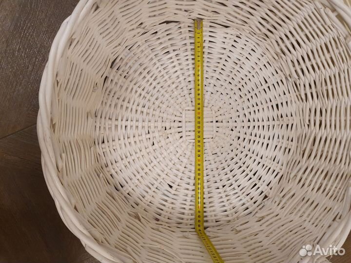 Корзина плетеная круглая большая