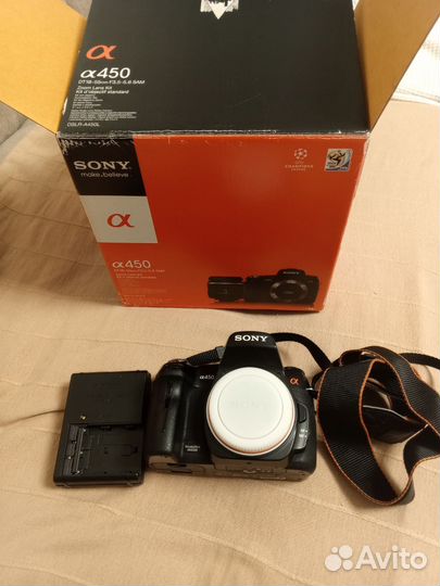 Фотоаппарат SonyA450+объектив TamronAF18-200+сумка