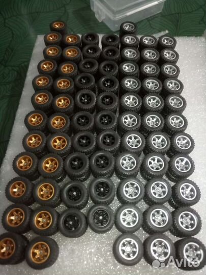 Off road колеса на резине для моделей hot wheels