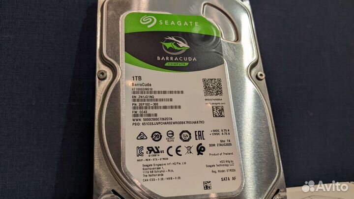 Жёсткий диск Seagate Barracuda 1TB