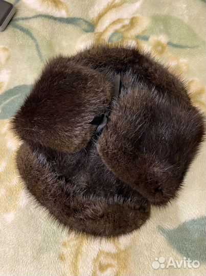 Мужская шапка норковая,58 размер