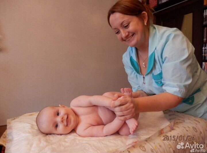 Детский массаж в Девяткино и Мурино на дому