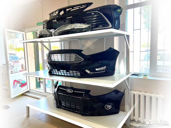 Бампер передний на Форд Фокус 3 - Рестайлинг