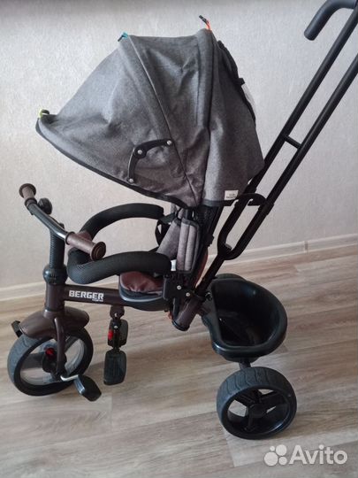 Детский велосипед с родительской ручкой