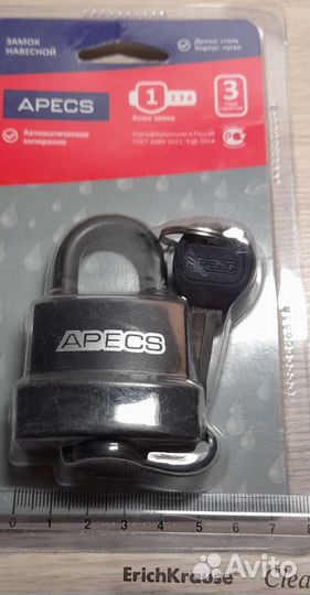 Замок навесной apecs