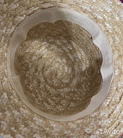 Шляпа женская соломенная