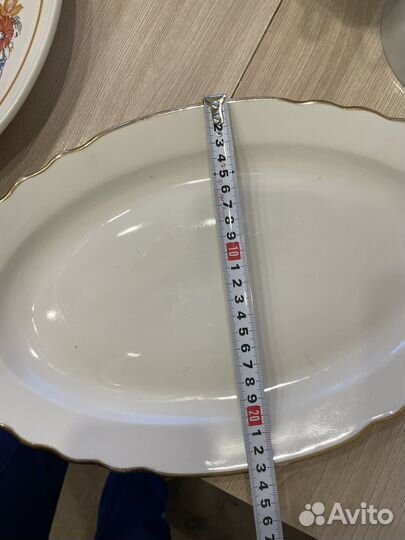 Блюдо большое овальное